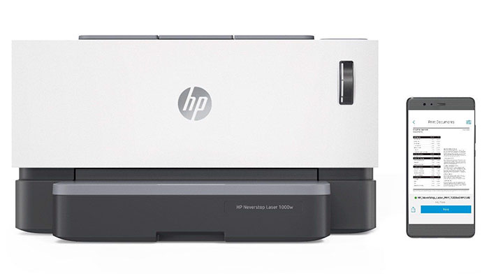 Máy in HP Neverstop Laser 1000w Wireless Laser (4RY23A) - Bộ nhớ 32MB