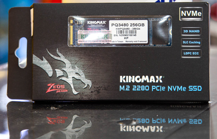 Ổ cứng SSD Kingmax PQ3480 256GB M.2 2280 PCIe Chính Hãng