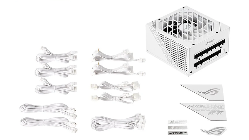 Nguồn ASUS ROG STRIX 850W GOLD - White Edition 850W modular degsin longbinh.com.vn