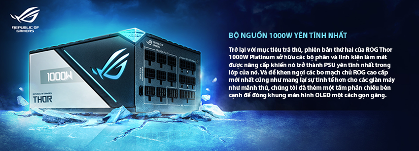 Nguồn Máy ROG Thor 1000W Platinum II Details longbinh.com.vn