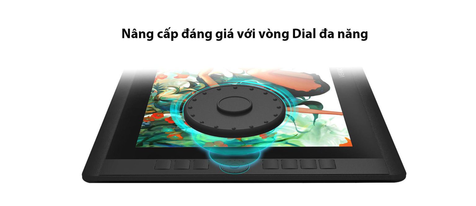 Bảng Vẽ Màn Hình VEIKK VK1560 Pro 15.6inch FullHD Vòng Dial 92%NTSC - longbinh.com.vn