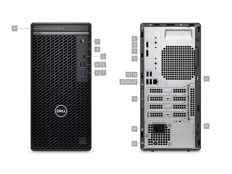 Máy tính bàn OptiPlex Tower (7010) - Plus-i5-13500 RAM 8GB DDR5 512GB SSD – longbinh.com.vn