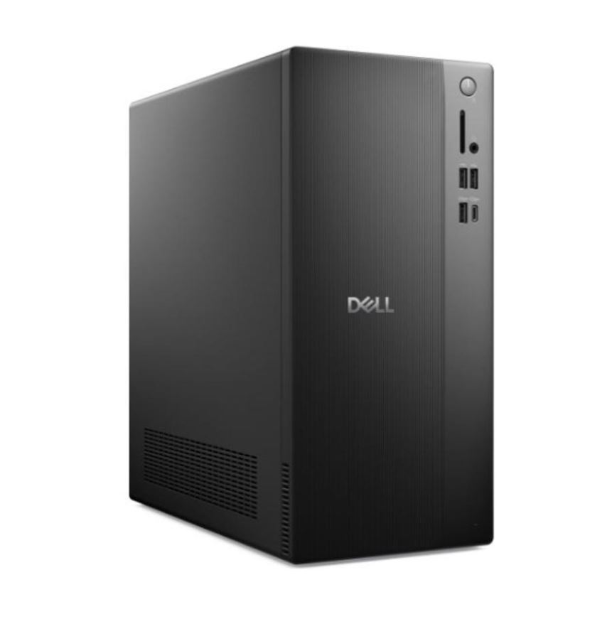 Máy tính để bàn (PC) DELL Tower ECT1250 DT-14400-8-512G-2Y (i5-14400/8GD5/512GSSD/BT/KBCopilot/M/W11SL/Pro/2Y/ĐEN/Bàn phím có Copilot) Chính hãng