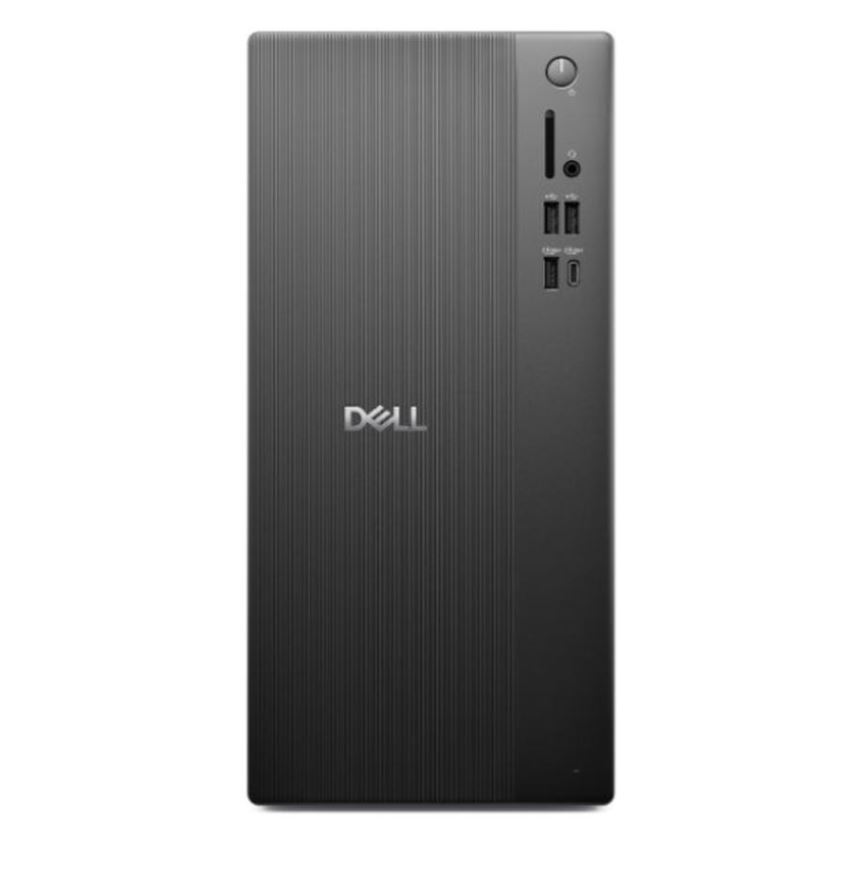 Máy tính để bàn (PC) DELL Tower ECT1250 DT-14400-8-512G-2Y (i5-14400/8GD5/512GSSD/BT/KBCopilot/M/W11SL/Pro/2Y/ĐEN/Bàn phím có Copilot) Chính hãng