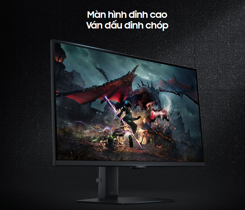 Màn Hình Gaming SAMSUNG Odyssey G5 G50D LS32DG502EEXXV (32 inch - IPS - 2K - 180Hz - 1ms)  Chính hãng