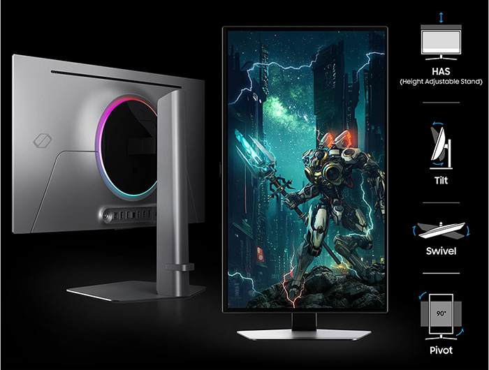 Màn Hình Gaming SAMSUNG Odyssey OLED G6 G60SD LS27DG602SEXXV (27 inch - OLED - 2K - 360hz - 0.03ms) Chính hãng
