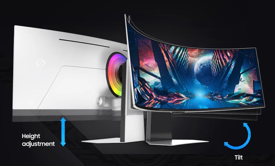 Màn hình Gaming Samsung Odyssey OLED G9 G95SC LS49CG954SEXXV (49 inch - Cong - OLED - DQHD - 240 Hz - 0.03 ms) Chính hãng