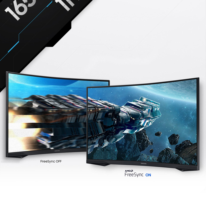 Màn Hình Gaming SAMSUNG Odyssey G5 G55C LS32CG552EEXXV (32.0 inch - 2K - VA - 165Hz - 1ms - FreeSync - HDR10 - Curved) Chính hãng