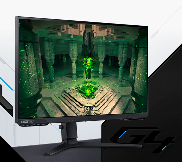 Màn Hình Gaming SAMSUNG Odyssey G4 LS25BG400EEXXV (25.0 inch - FHD - IPS - 240Hz - 1ms - GSync - HDR10) Chính hãng