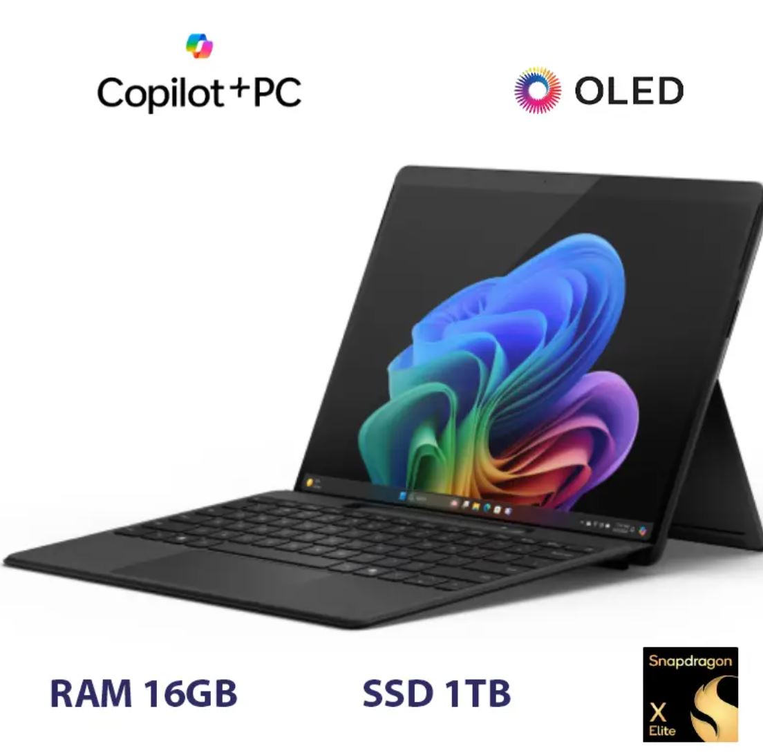 Máy tính bảng Microsoft Surface Pro 11 ( 5G) có khe 5G Snapdragon® X Elite Chính hãng