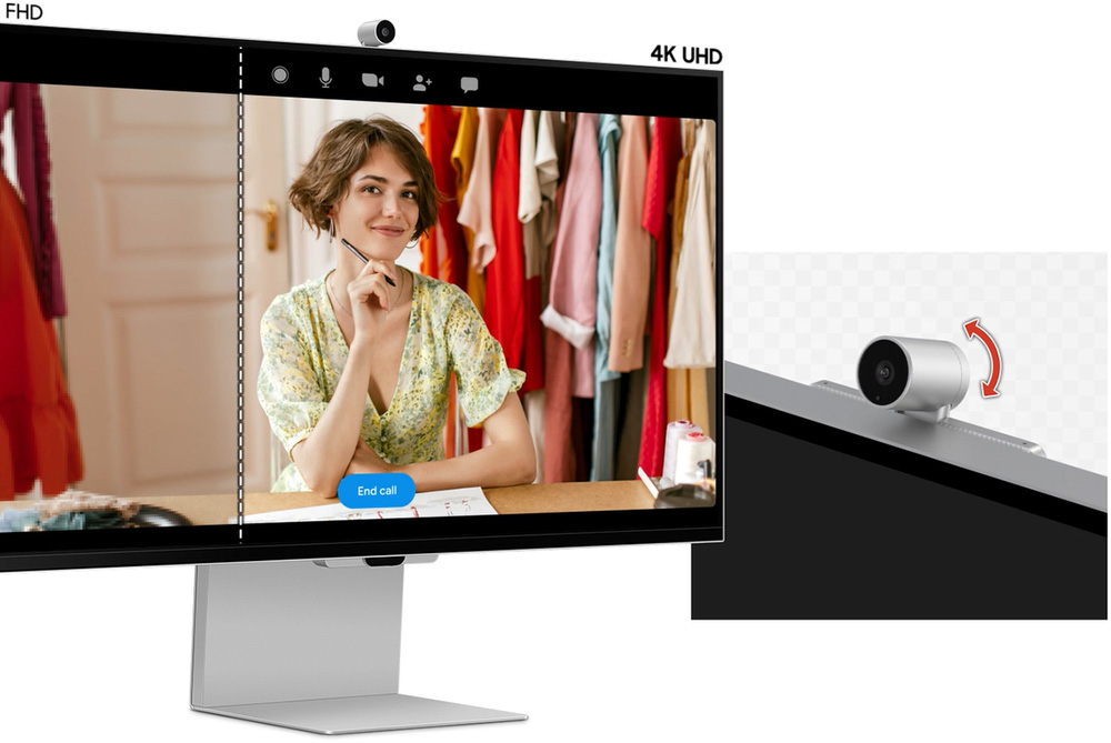 Màn Hình SAMSUNG ViewFinity S9 5K LS27C900PAEXXV (27 inch - IPS - 5K - 60Hz - 5ms- Speaker - Webcam) Chính hãng