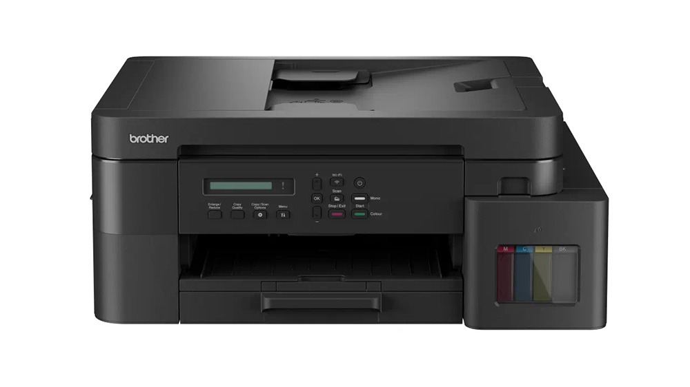 Máy in phun màu đa năng Brother DCP-T830DW (In đảo mặt | Copy | Scan | A4 | A5 | USB | LAN | WIFI) Chính hãng