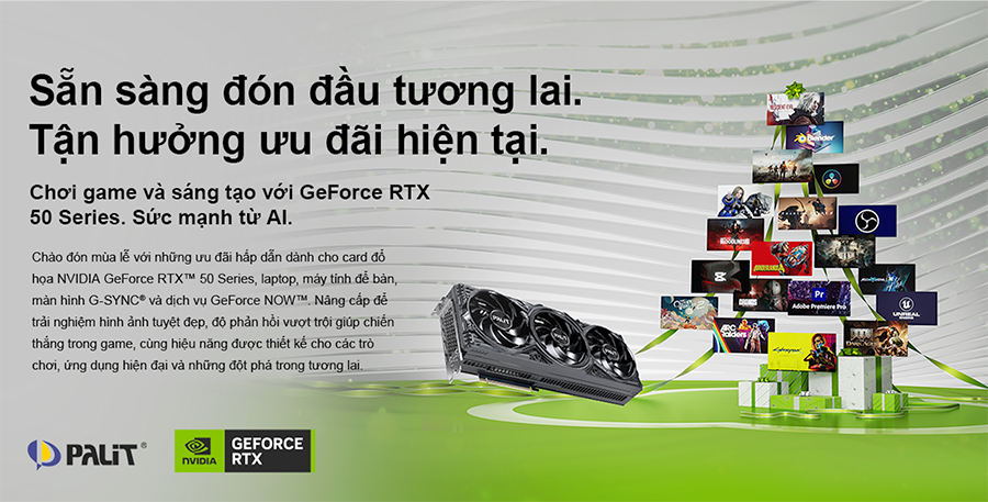 Card đồ họa PALIT GeForce RTX 50 Series