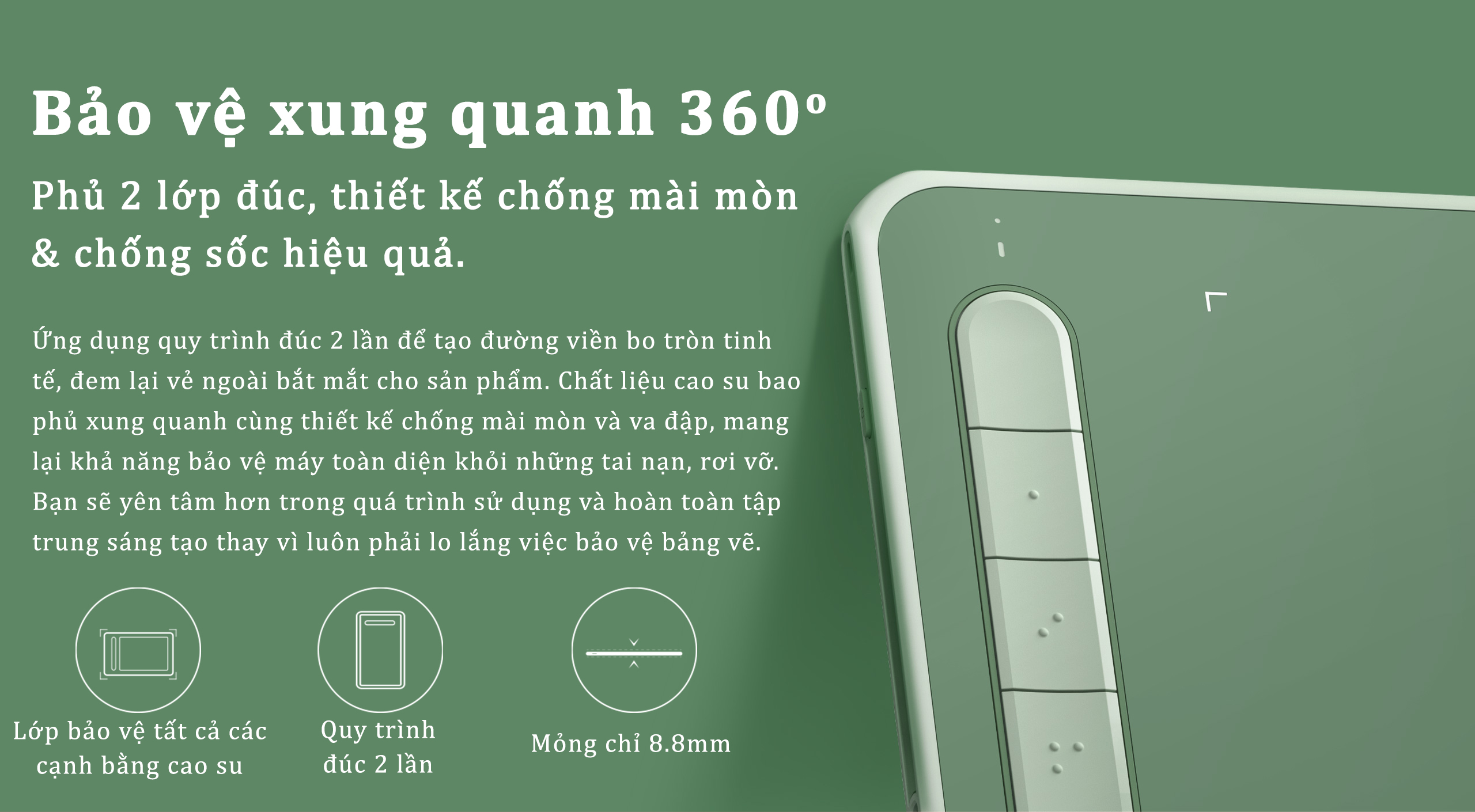 Bảng Vẽ Điện Tử XPPen Deco LW Wireless Chip X3 iOS Android Cảm Ứng Nghiêng - longbinh.com.vn