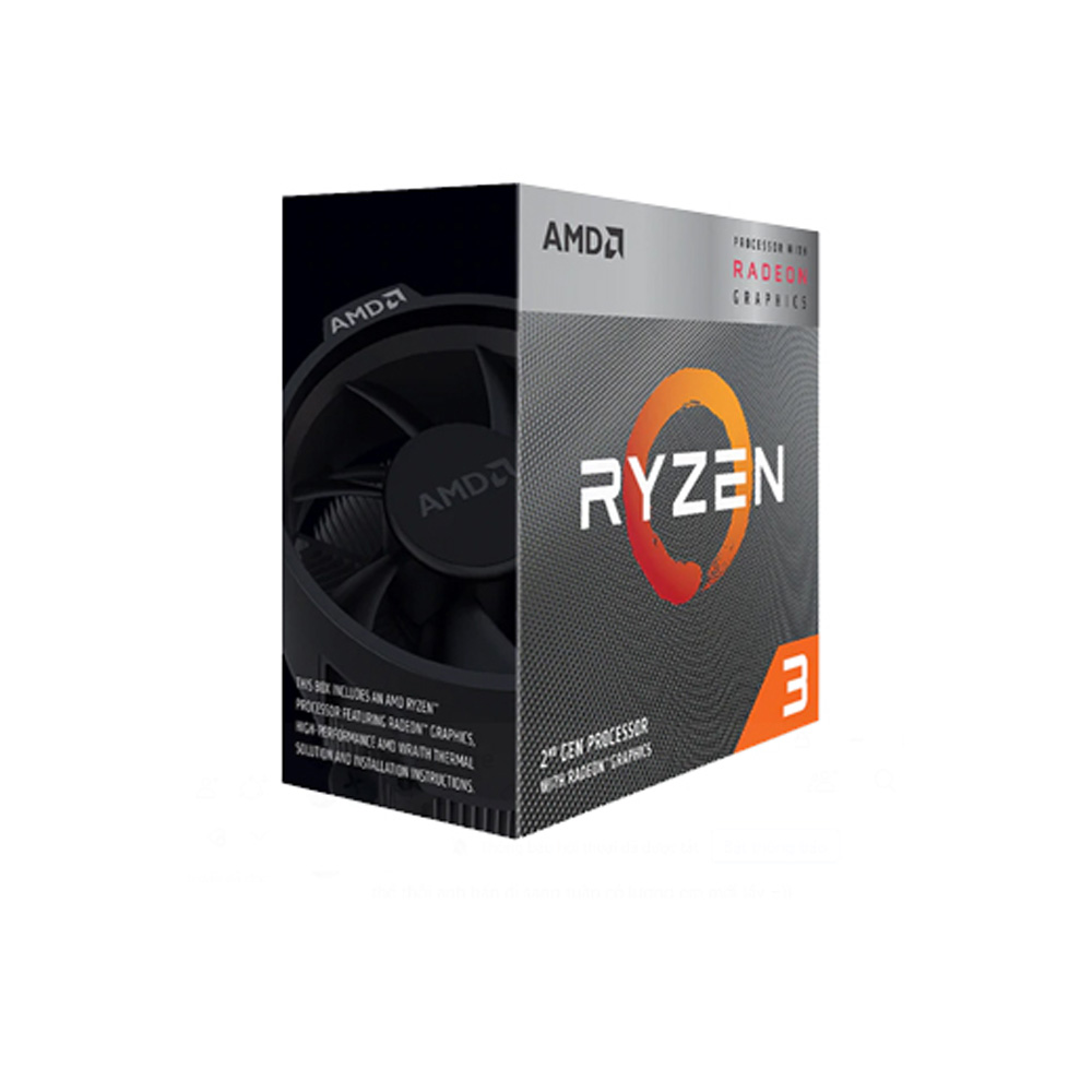 CPU AMD Ryzen 3 3200G (AMD AM4 - 4 Core - 4 Thread - Base 3.6Ghz ...