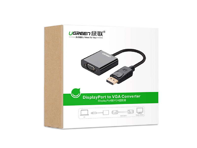 2._Cáp_chuyển_DISPLAYPORT_to_VGA_UGREEN__20415__-_longbinh.com.vn