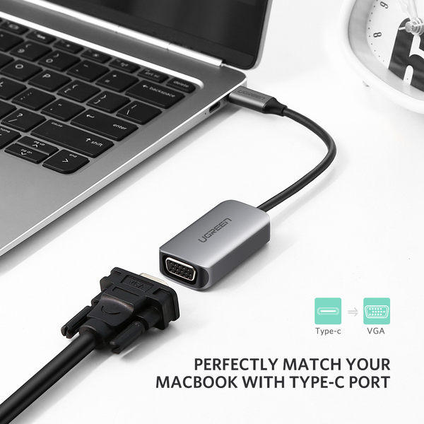 2._Cáp_chuyển_USB-C_sang_VGA_UGREEN__50316__-_longbinh.com.vn