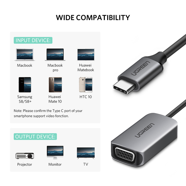 Tính_năng_-_Cáp_chuyển_USB-C_sang_VGA_UGREEN__50316__-_longbinh.com.vn