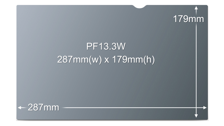 Miếng dán 3M PF 13,3W 3M widescreen Notebook Privacy Filter 13,3 Inch  (28,7W x 17,9H) - Chính hãng